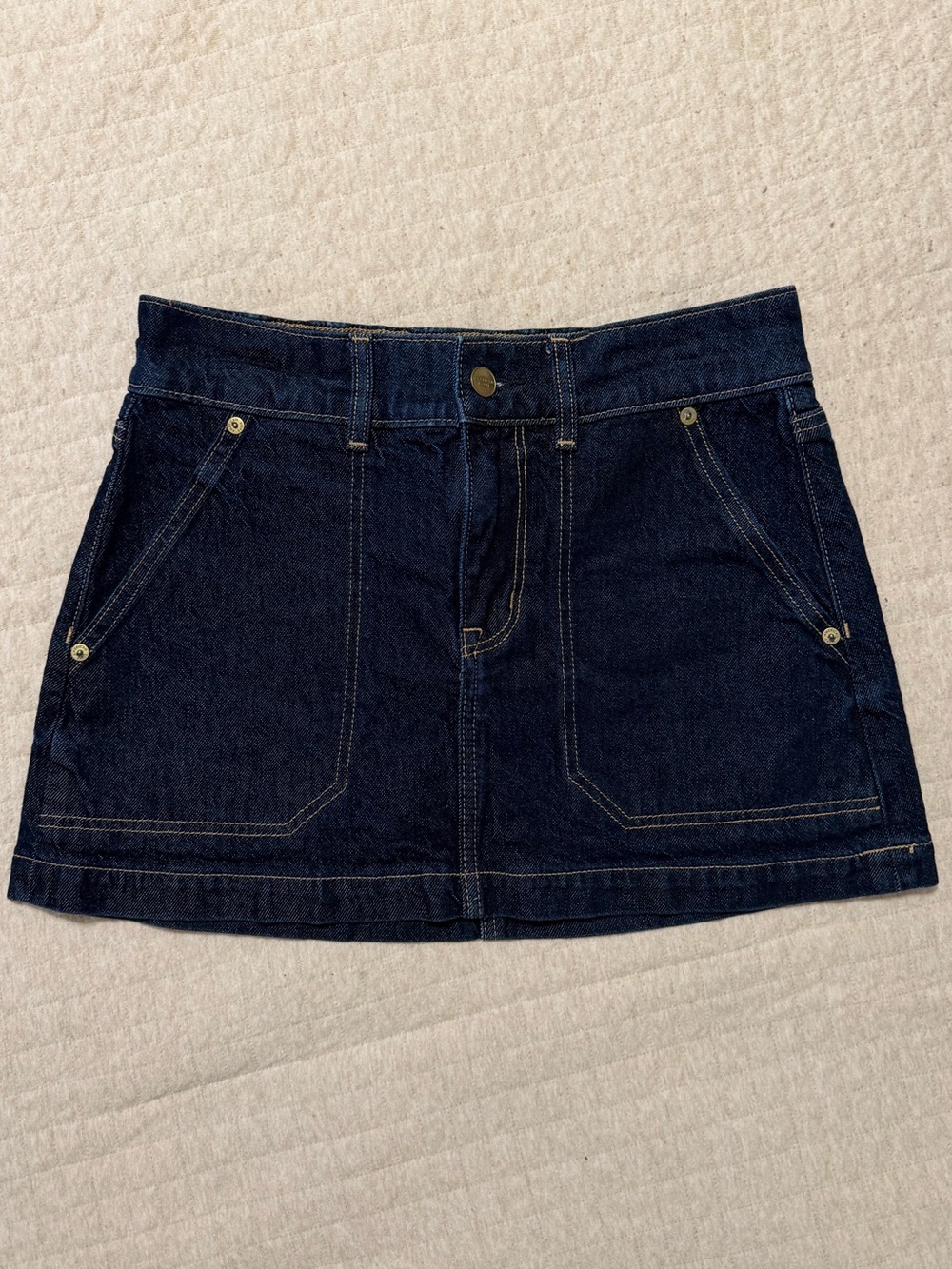 American Eagle denim low rise mini skirt